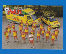 CYCLISME carte Equipe cycliste POLTI 1998