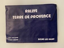 Pochette porte document Rallye Terre de Provence Écurie Lavande