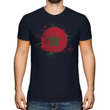 Maroc Football Hommes T-Shirt Cadeau Coupe Du Monde Sport