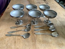 6 coupes à glace vintage en