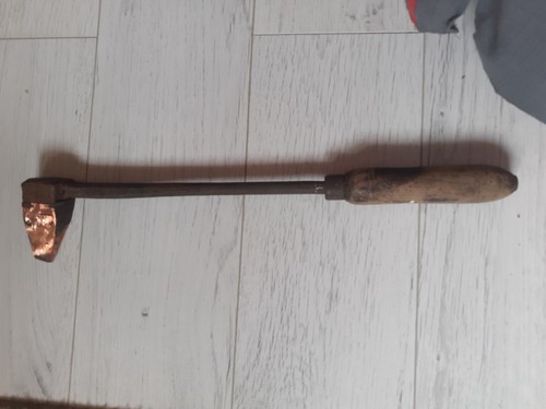 Ancien fer souder zing - souder, le