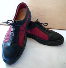 BIONAT chaussure cuir rouge et noir - Taille 38 - semelle  LACTEA HEVEA