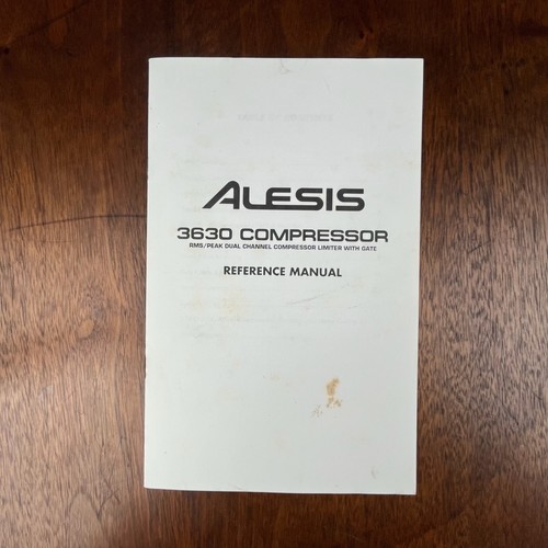 Vintage alesis 3630 compressor - alesis,