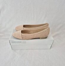 Ballerines en cuir beige taupe
