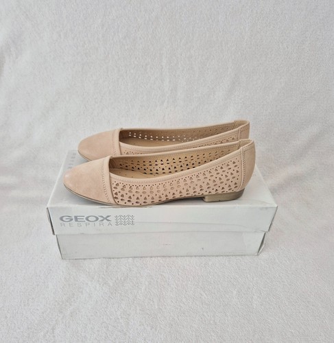 Ballerines cuir beige taupe - en,