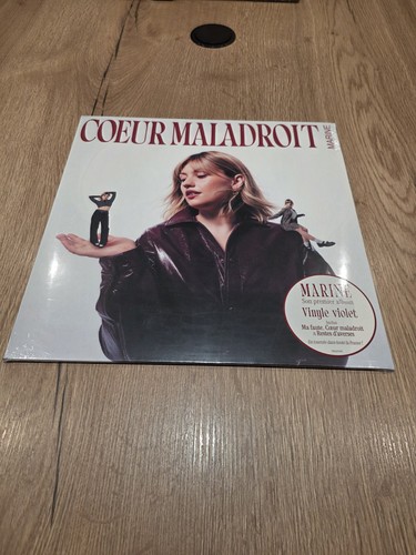 Vinyle marine cœur - marine, "cœur