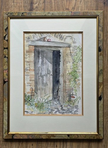 Aquarelle originale dominique - aquarelle,