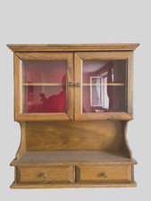 petite vitrine en chêne  deux