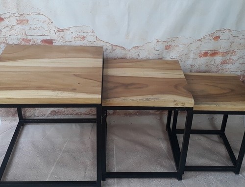 Set tabouret bois table - set,