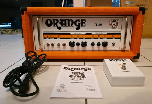 Orange th30 footswitch - orange, +