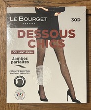 collant noir a pois taille 1