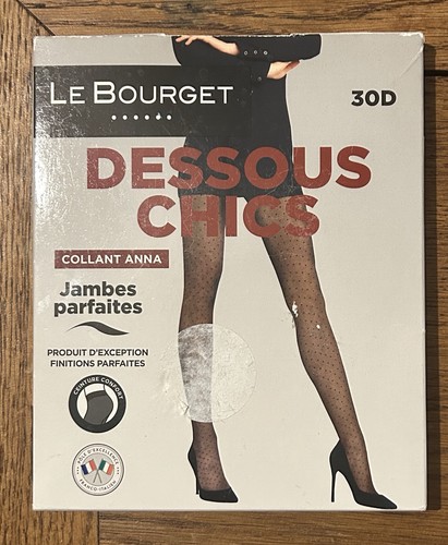 Collant noir pois taille 1 - pois,