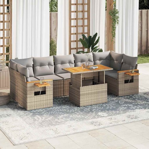 Salon jardin avec coussins - salon,