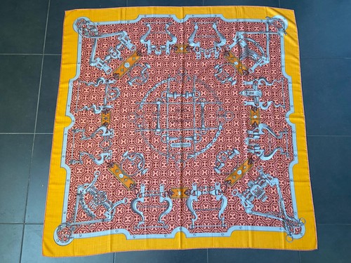 Foulard scarf chale hermès - chale,