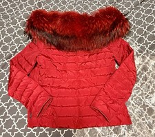 doudoune Manteau rouge Armani