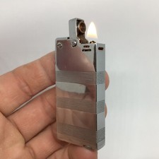 -60- Briquet ancien essence Conty taxe Belge - SEMI AUTO ? - vintage lighter