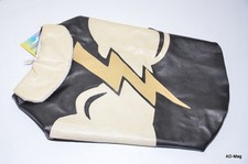 Vêtement Habit Chien - Manteau Col Droit en Simili Cuir - DOGCAT -T 35cm - NEUF