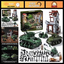 WW2 Army Tank Building Set