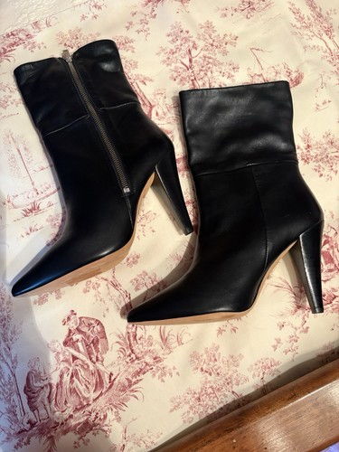 Women black leather - women's, ankle