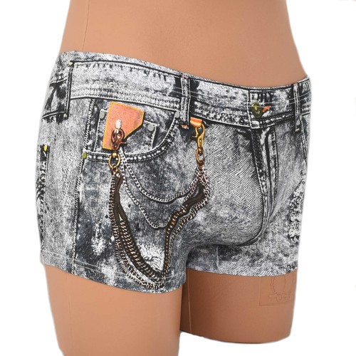 Boxer denim imprimé avec - en,