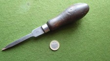 outils anciens Poinçon manche bois cm 22cm