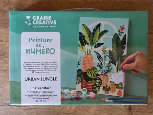 Peinture numéro graine - numéro,