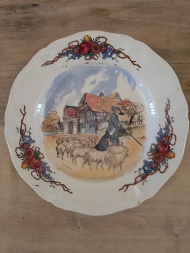 Assiette faïenceries - assiette,