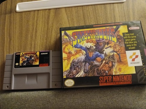 Sunset riders cartridge - -, snes