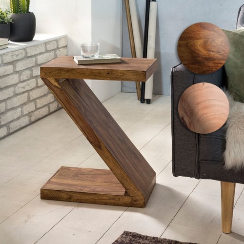 Finebuy table appoint bois - d'appoint,