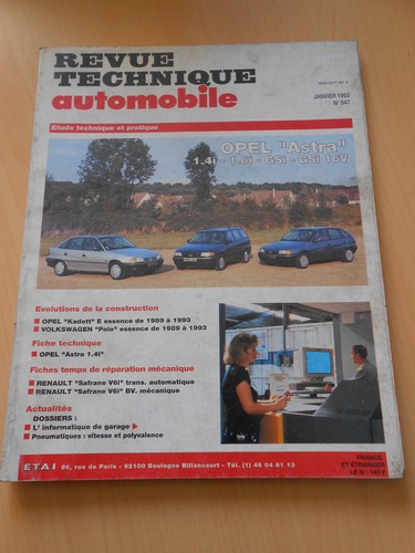 Rta revue technique 547 - technique,
