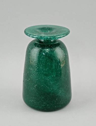 Vase verre vert - vase, en