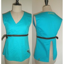 Top Débardeur haut SKUNKFUNK en 3 ou 40 OHIANA Bleu turquoise TBE