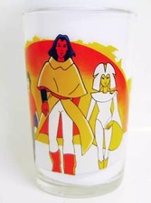 Les Mondes Engloutis - Verre Amora - Spartakus, Arkana, Bob, Rebecca & Bic Bac