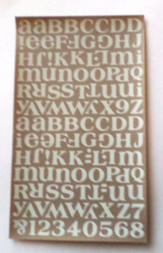 Planche transfert chiffres - transfert,