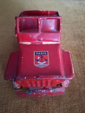 Jeep WILLYS Pompiers de PARIS en tôle - Jouet ancien