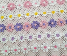 Fleurs en tissu polyester
