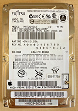 Disque Dur Apple iBook G4 40Go Fujitsu MHT2040AT