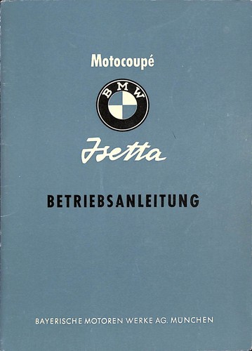 Bmw isetta manuel - isetta,