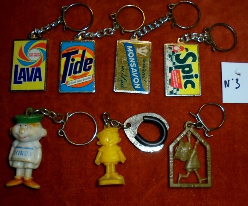 Lot porte clés lessive - 7,