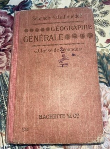 Livre ancien géographie