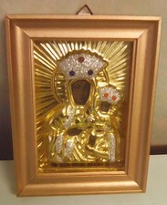 Petit tableau "La Vierge Noire