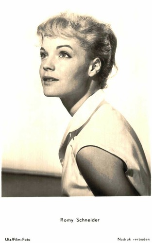 Romy schneider carte postale - romy,