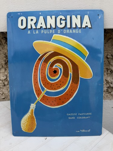 Orangina plaque publicitaire