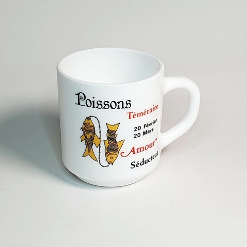 Ancien mug tasse poissons - ancien,