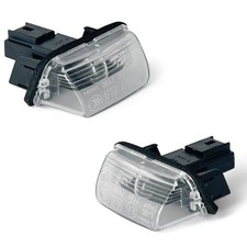 2x Eclairage feux plaque d'immatriculation arrière pour Peugeot Citroën 6340A3
