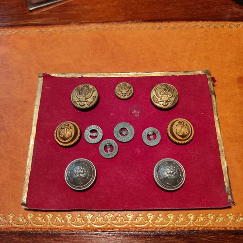 Boutons militaires ww2 us - militaires,