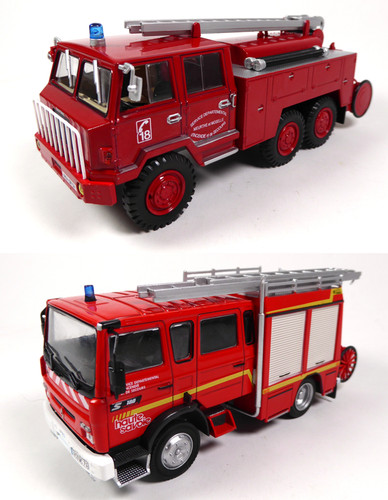 Lot camions de pompiers - de,