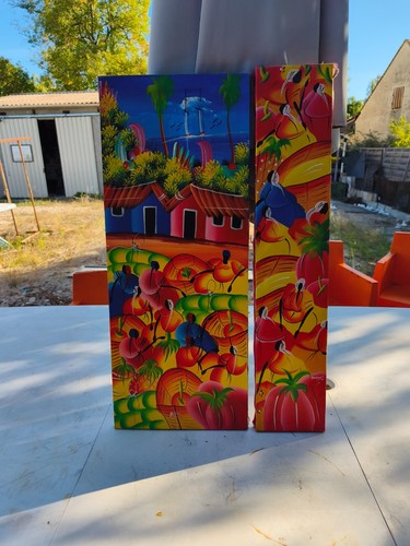 Tableaux huile sur toile - huile,