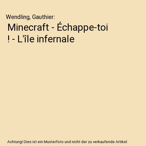 Minecraft échappe toi - minecraft, Échappe-toi