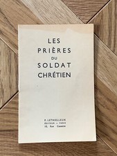 Livre Les Prières du Soldat Chretien (L25)
